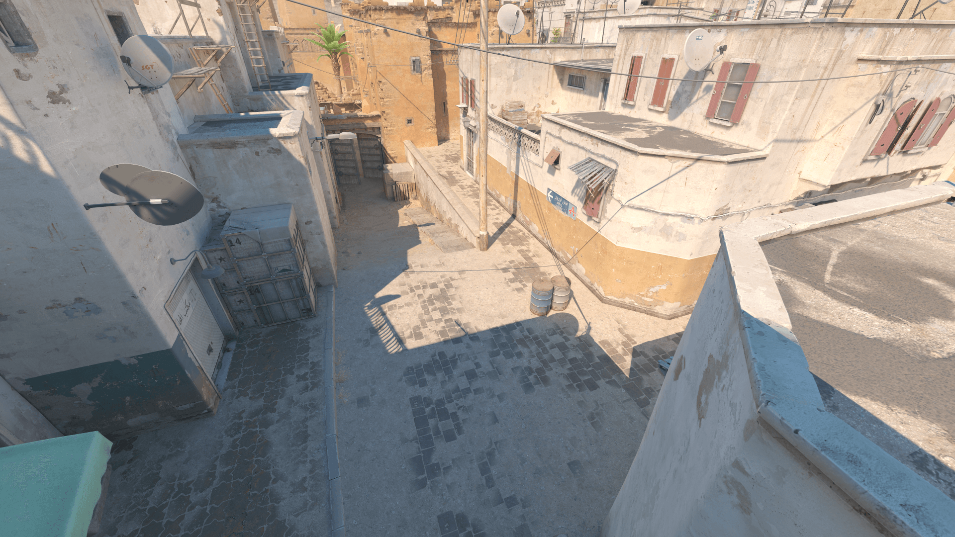 Dust2 in-game map screenshot